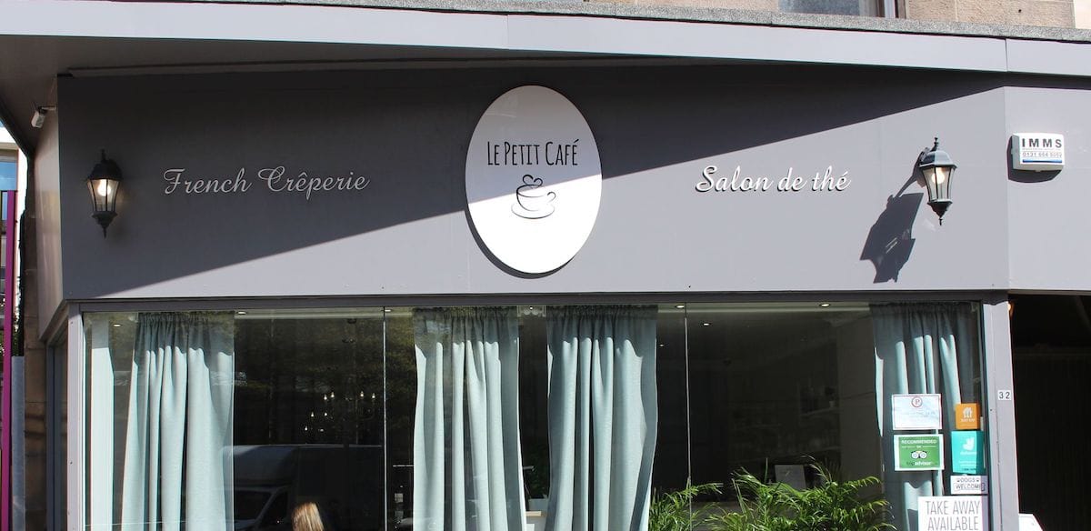 Business français à Edimbourg – Le Petit Café Edinburgh - Tartan Pion