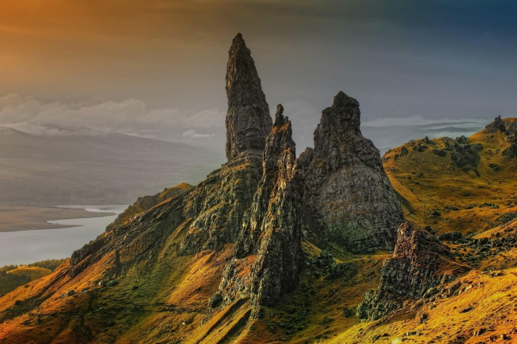 Photo do l'ile de Skye en Ecosse