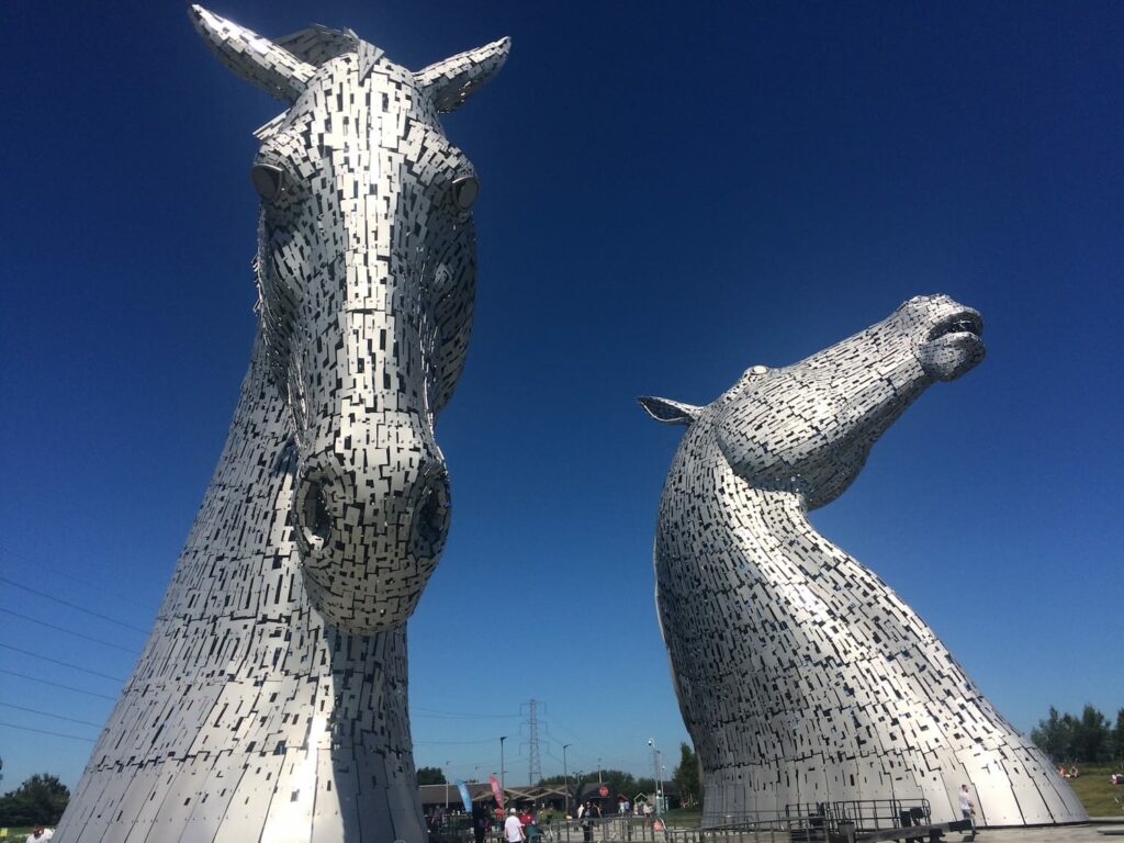 Photos des Kelpies à Falkirk (Écosse)